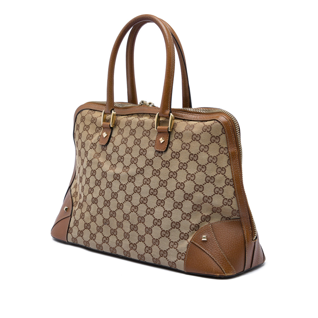 Gucci Sac à main GG Dôme Nailhead Beige – vue 2 – GABY PARIS