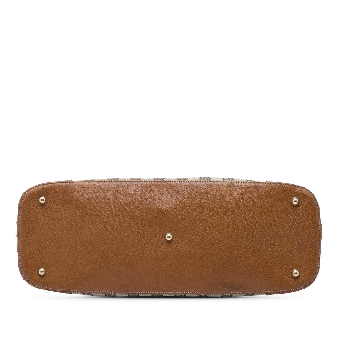 Gucci Sac à main GG Dôme Nailhead Beige – vue 3 – GABY PARIS