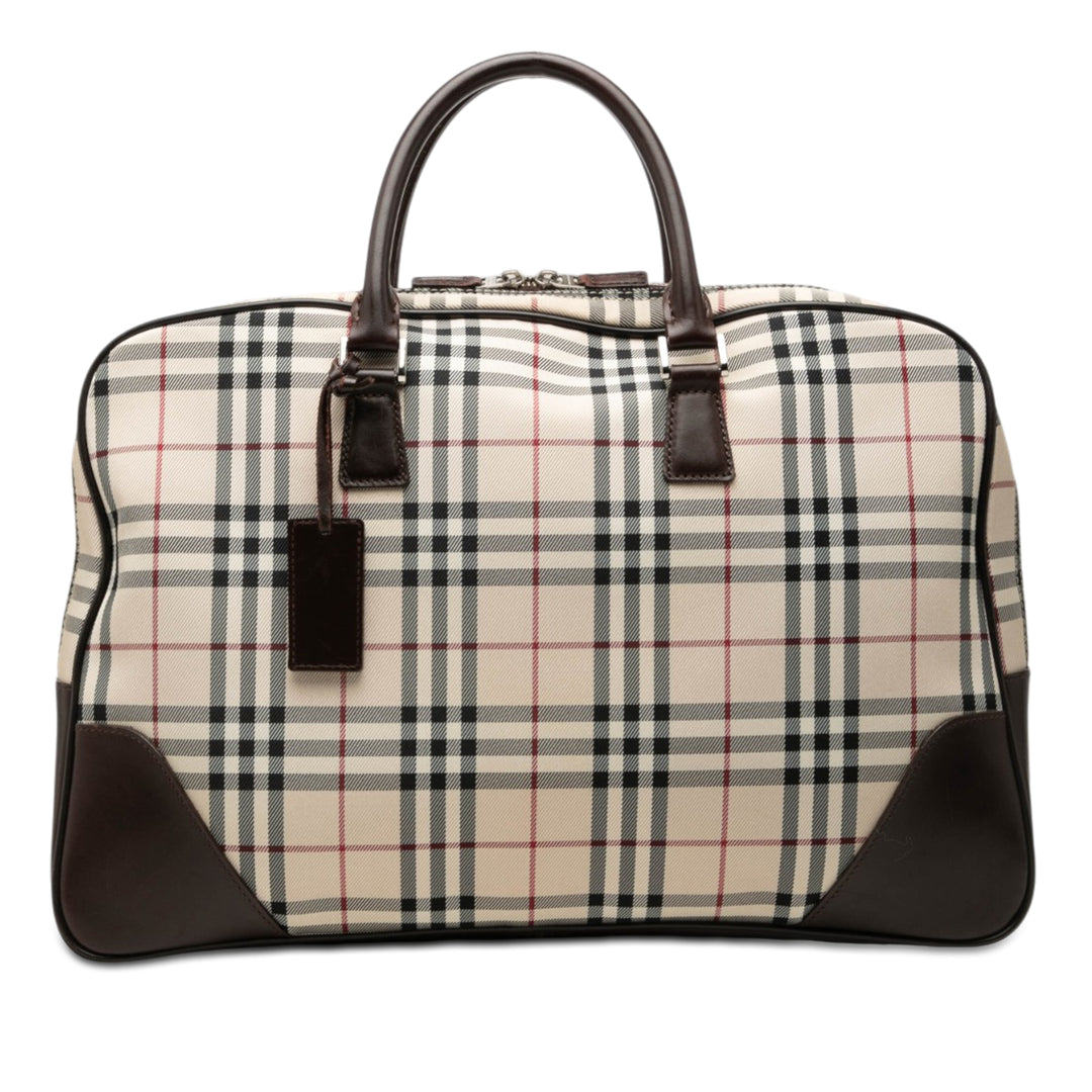 Burberry House Check Toile Sac de voyage