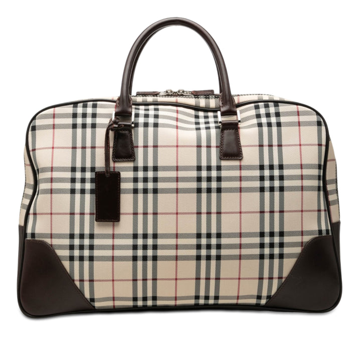 Burberry House Check Toile Sac de voyage