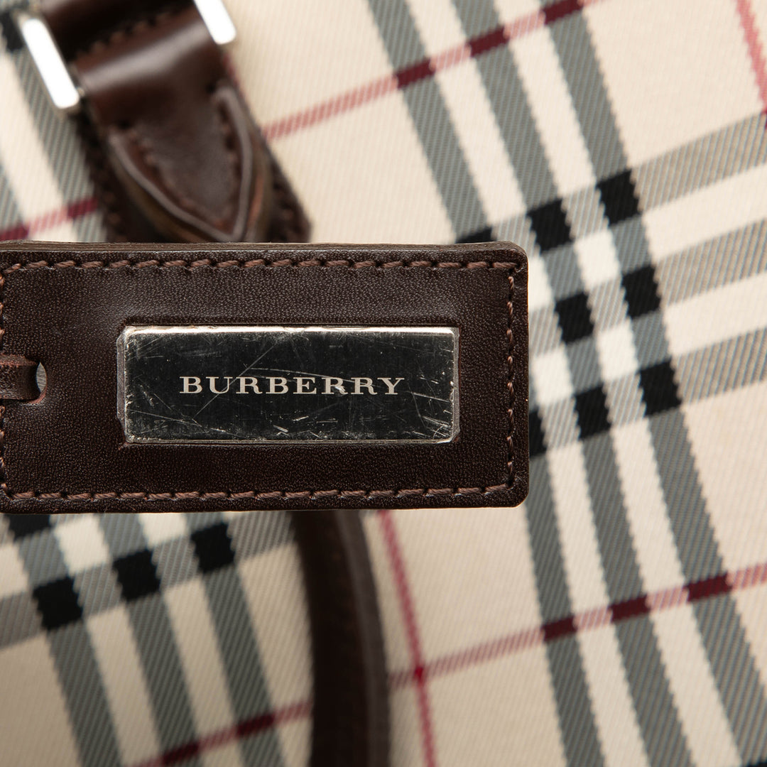 Burberry House Check Toile Sac de voyage