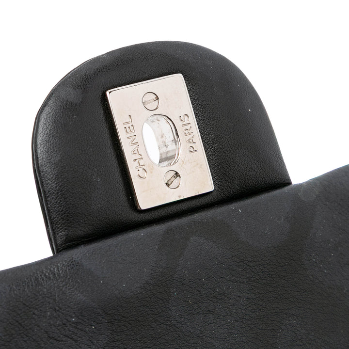 Chanel Mini Rectangular Classic Cuir verni Simple rabat Noir – GABY PARIS Authentique