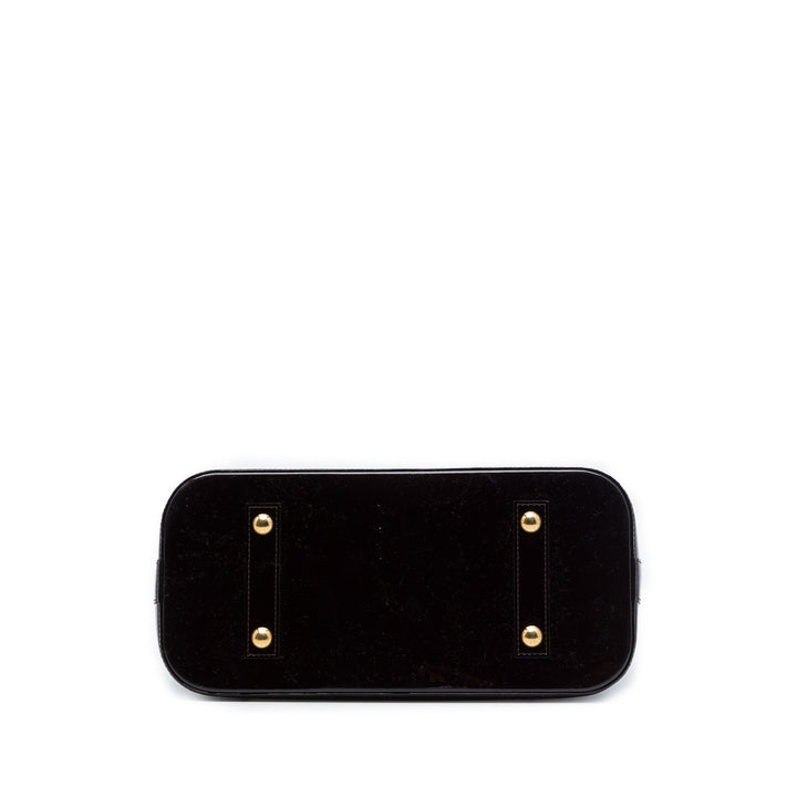Alma PM Cuir verni Monogram Violet