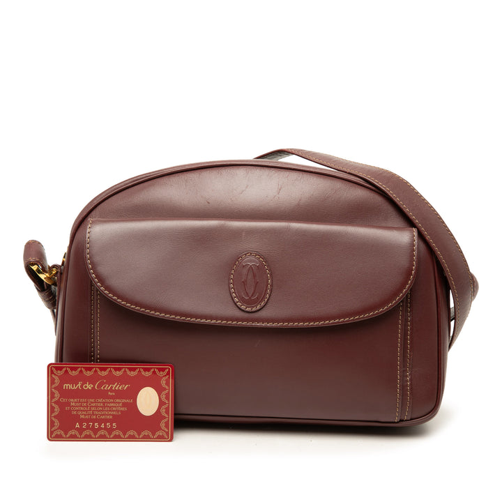Cartier Sac bandoulière Must De Cartier Rouge – vue 7 – GABY PARIS