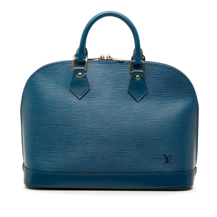 Louis Vuitton Alma PM Épi Bleu