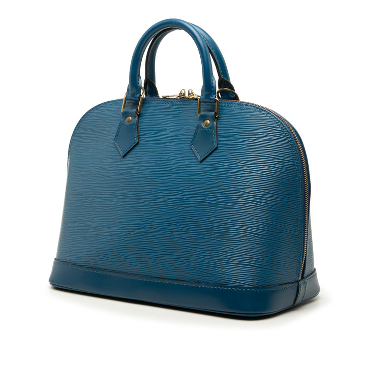 Louis Vuitton Alma PM Épi Bleu