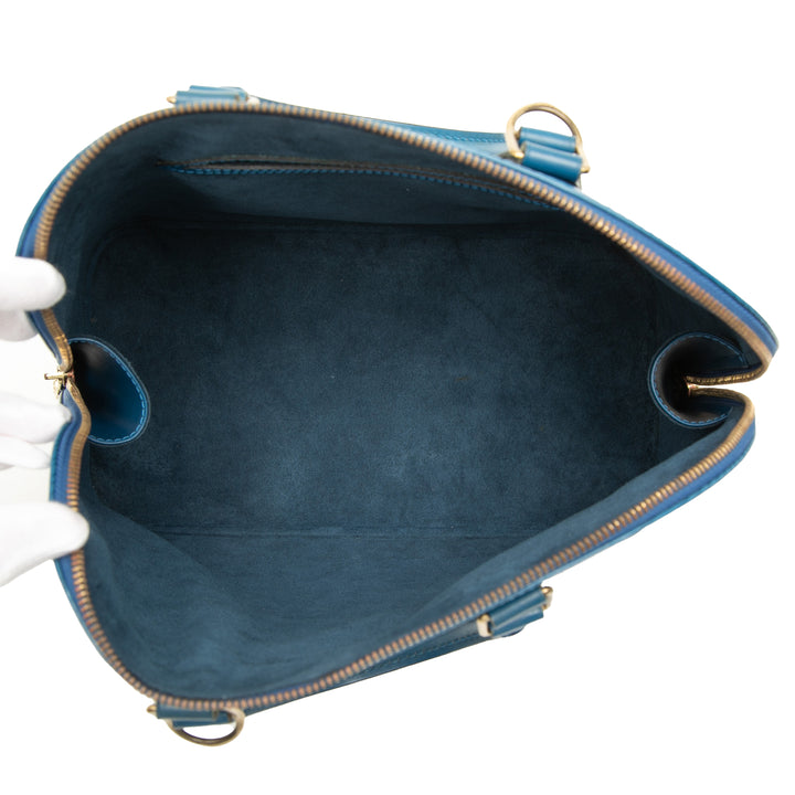 Louis Vuitton Alma PM Épi Bleu