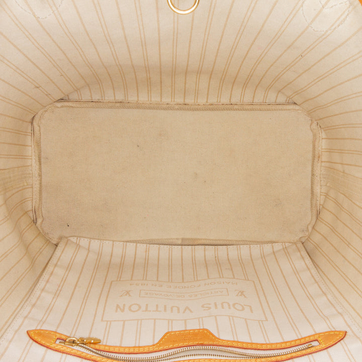 Damier Azur Neverfull MM White - Gaby Paris