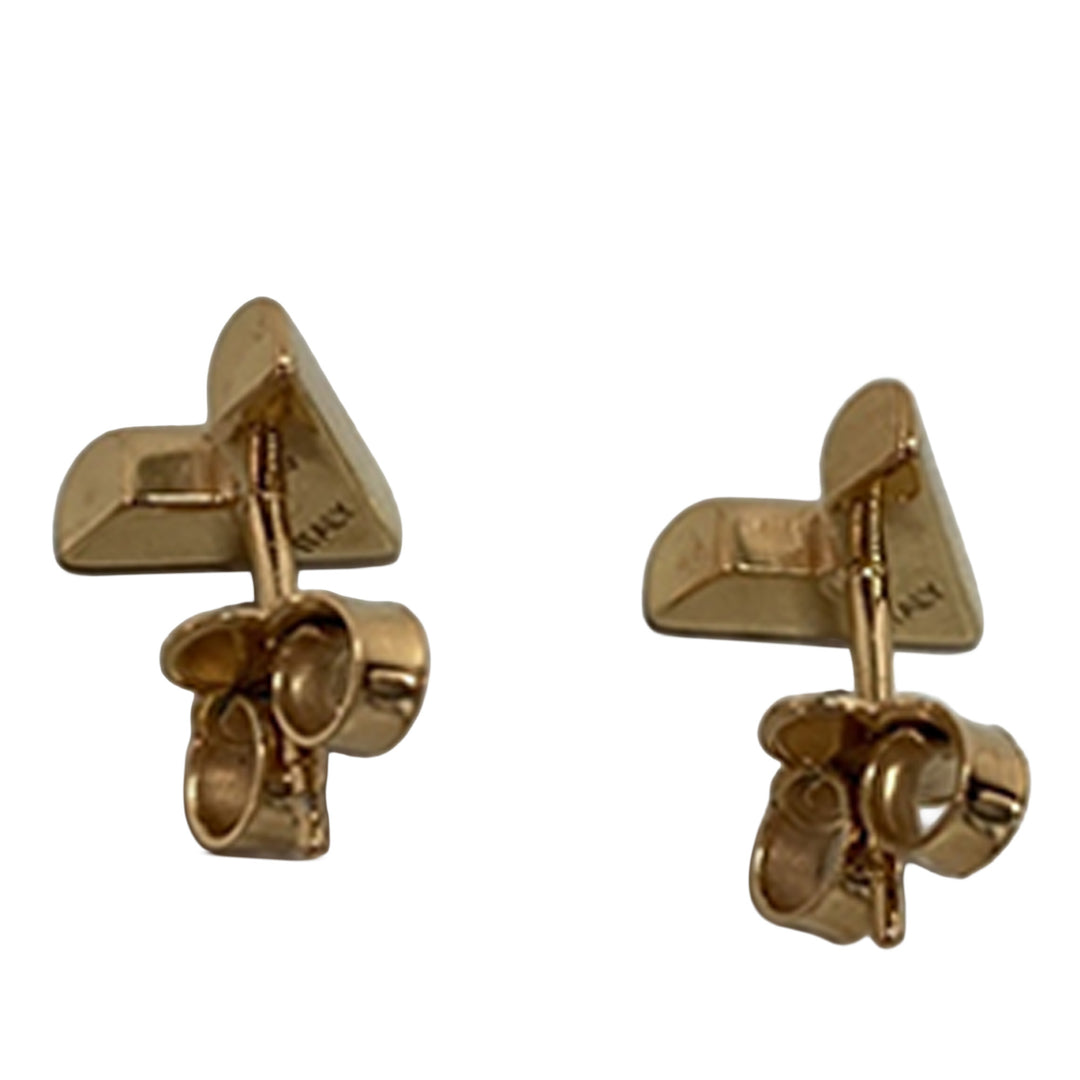 plaqué Essential V Stud Boucles d'oreilles Doré