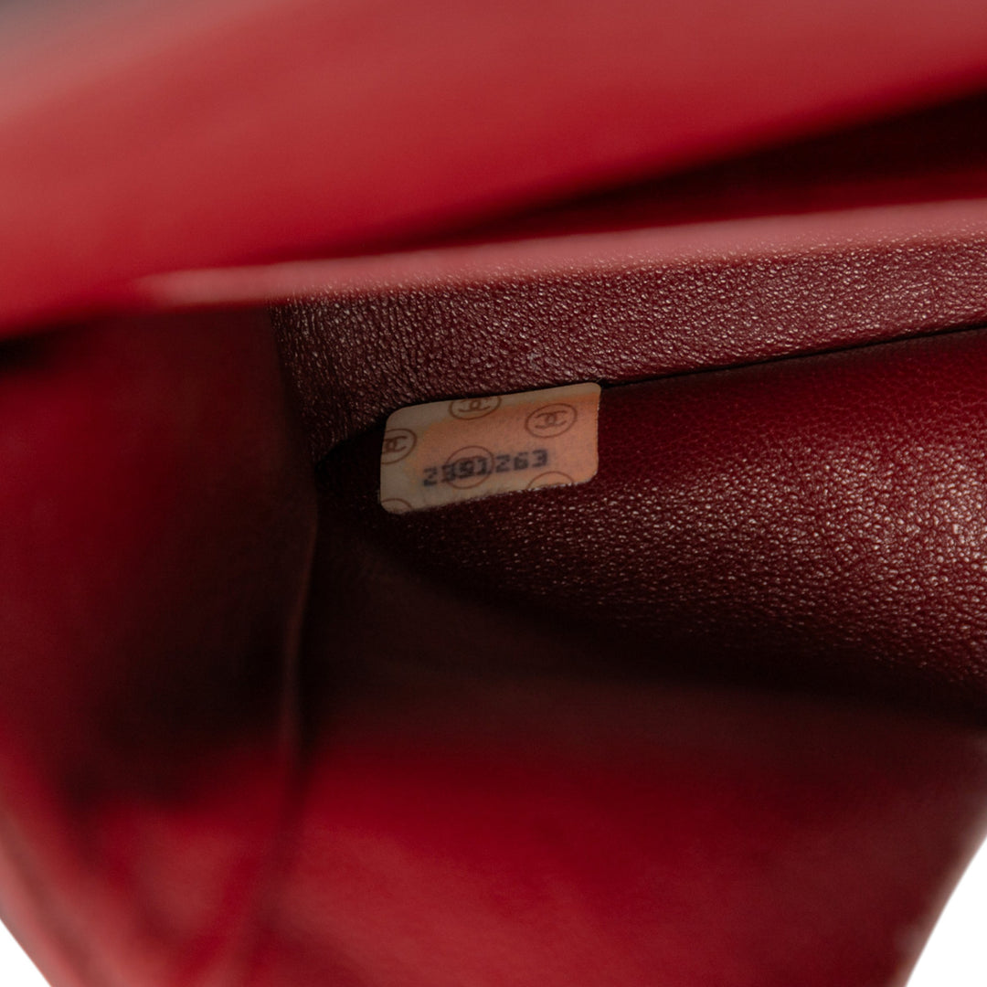 Chanel Medium Classic Cuir d’agneau Double rabat Noir – GABY PARIS Authentique