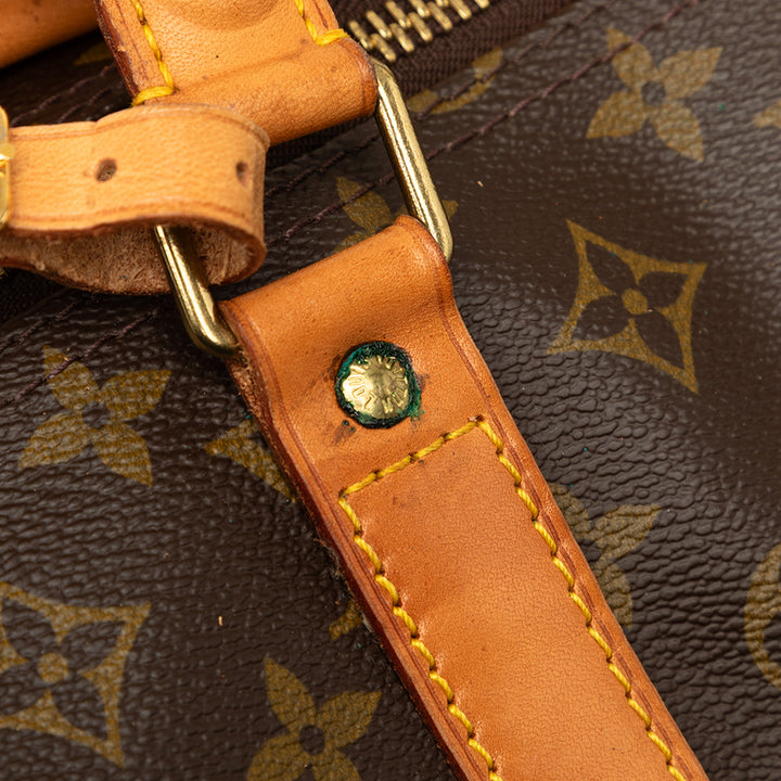 Louis Vuitton Keepall Bandouliere 60 Monogram Marron – vue 7 – GABY PARIS