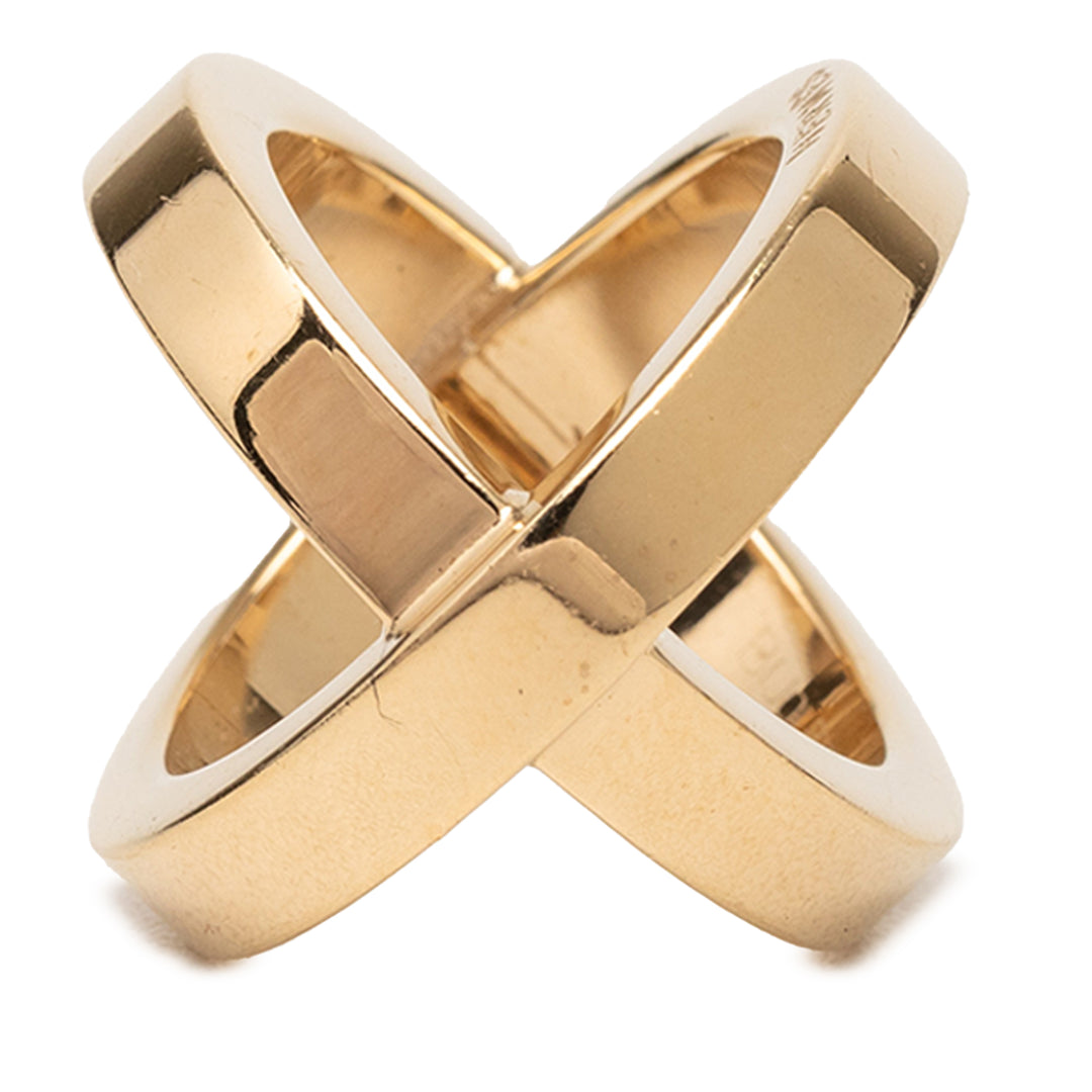 Hermès plaqué Cosmos Bague de foulard