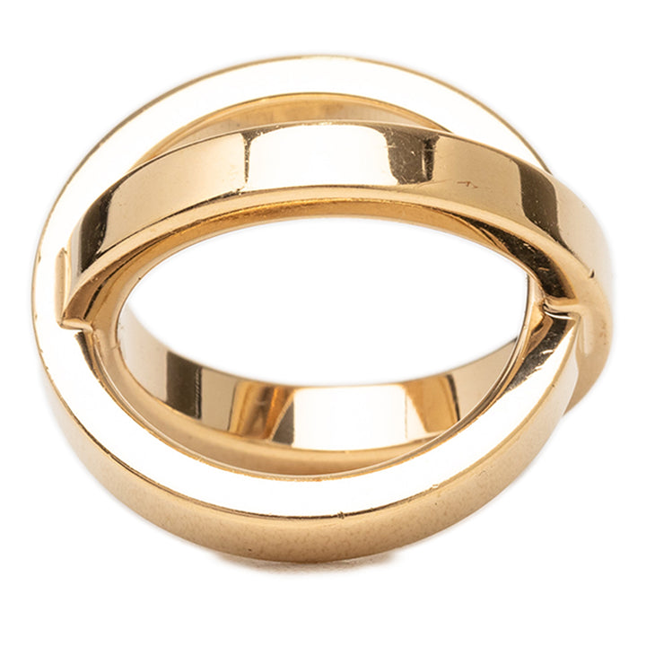 Hermès plaqué Cosmos Bague de foulard