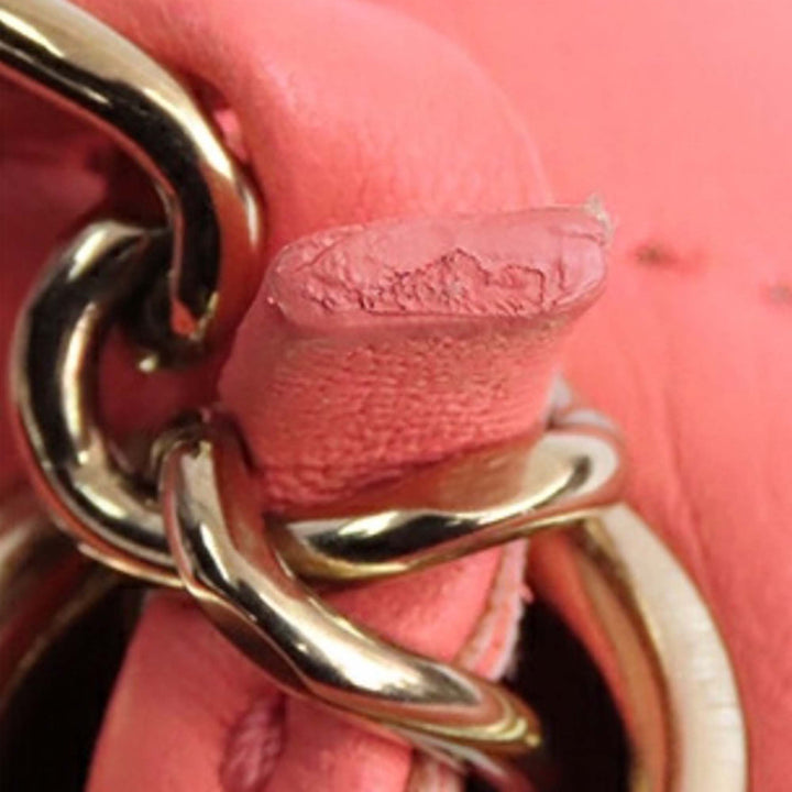 Chanel Mini Square Classic Cuir d’agneau Simple rabat