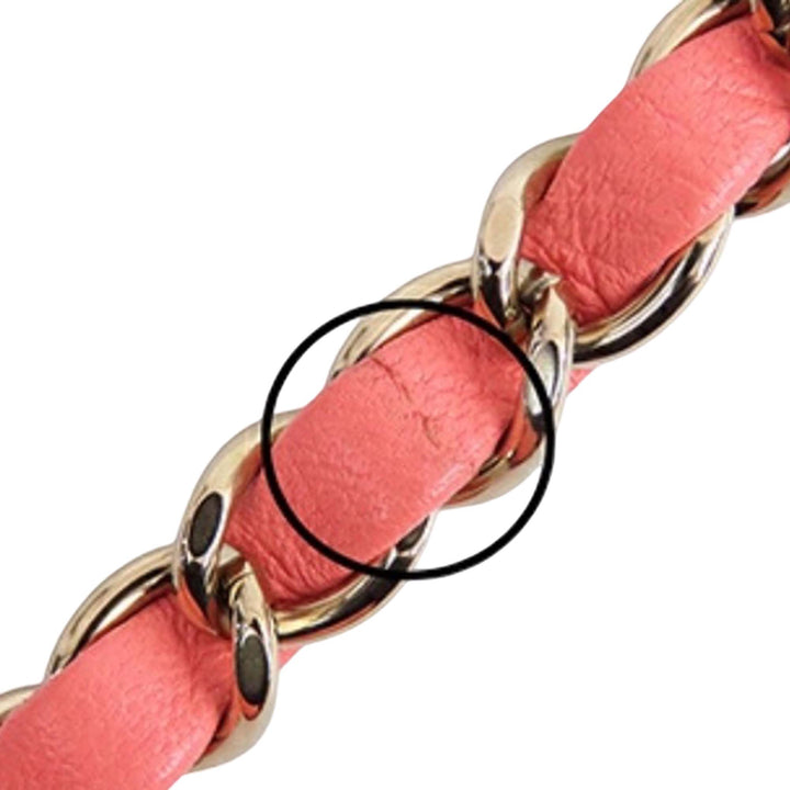 Chanel Mini Square Classic Cuir d’agneau Simple rabat