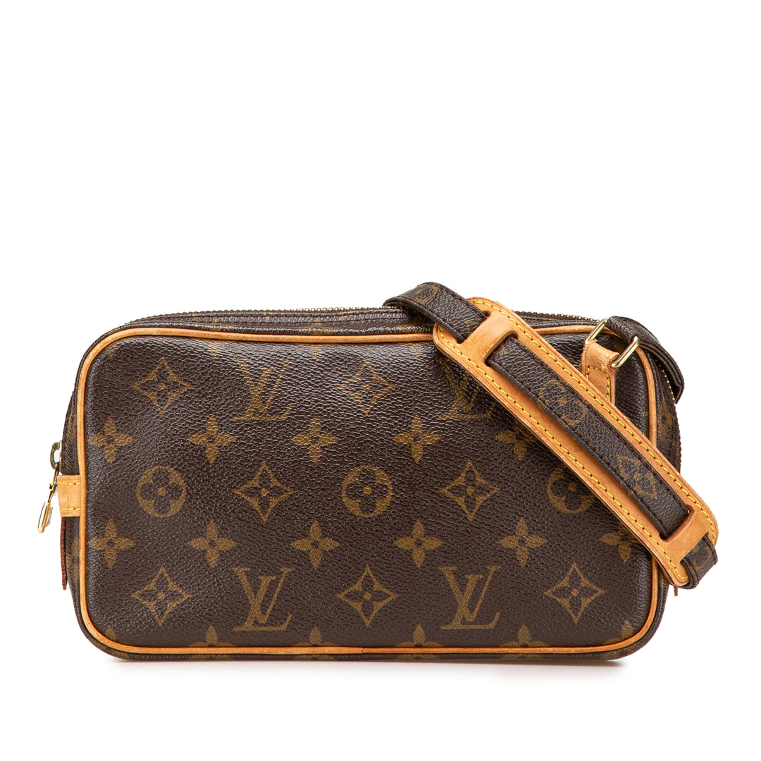 Monogram Pochette Marly Bandouliere Brown - Gaby Paris