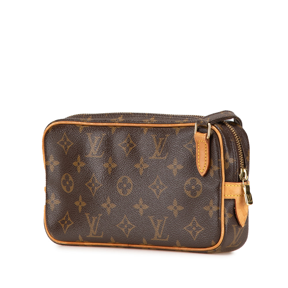Monogram Pochette Marly Bandouliere Brown - Gaby Paris