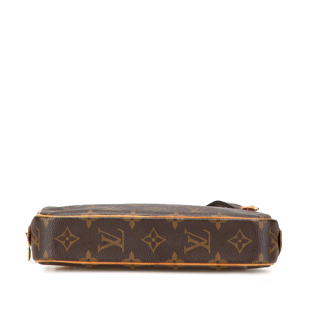 Monogram Pochette Marly Bandouliere Brown - Gaby Paris