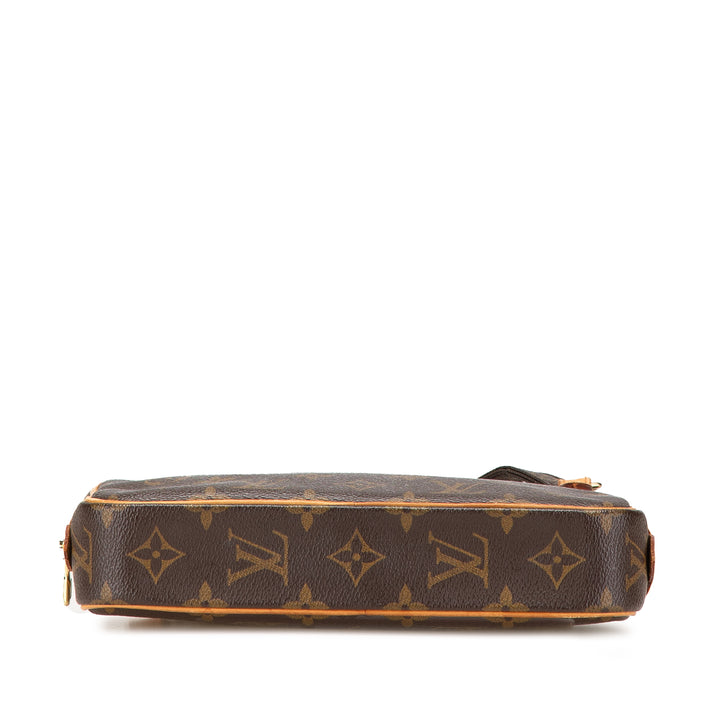 Monogram Pochette Marly Bandouliere Brown - Gaby Paris
