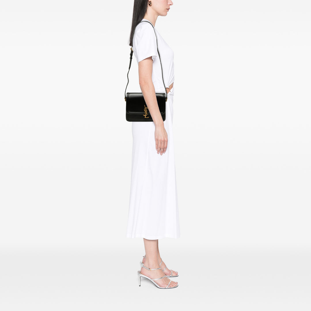 Saint Laurent Medium Cuir de veau Solferino Sac In Boîte