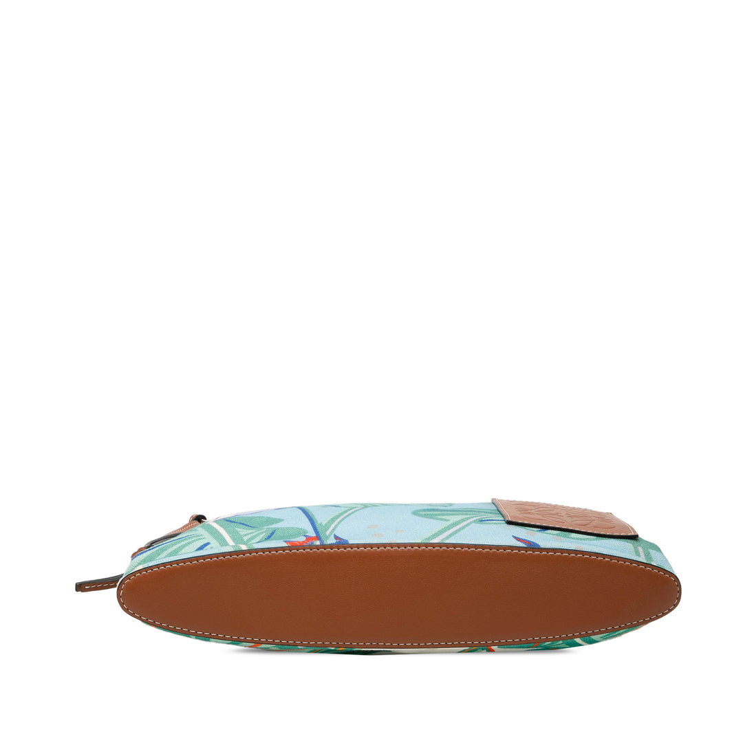 LOEWE Paulas Ibiza Toile Waterlily Print Pochette