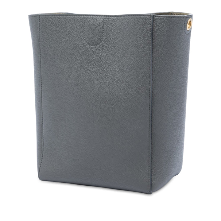 Celine Small Soft Cuir de veau grainé Seau Sangle Bucket Sac