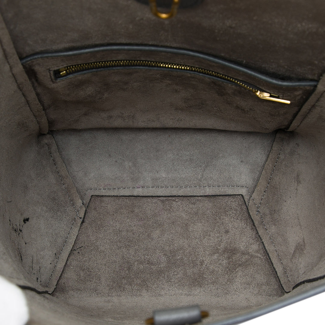 Celine Small Soft Cuir de veau grainé Seau Sangle Bucket Sac