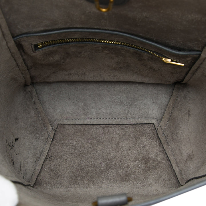 Celine Small Soft Cuir de veau grainé Seau Sangle Bucket Sac