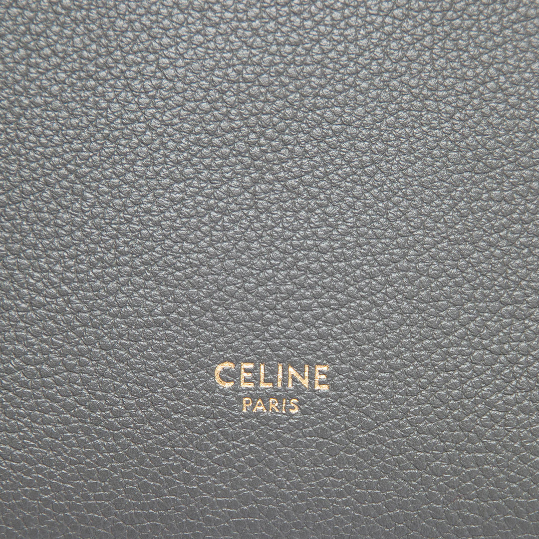 Celine Small Soft Cuir de veau grainé Seau Sangle Bucket Sac