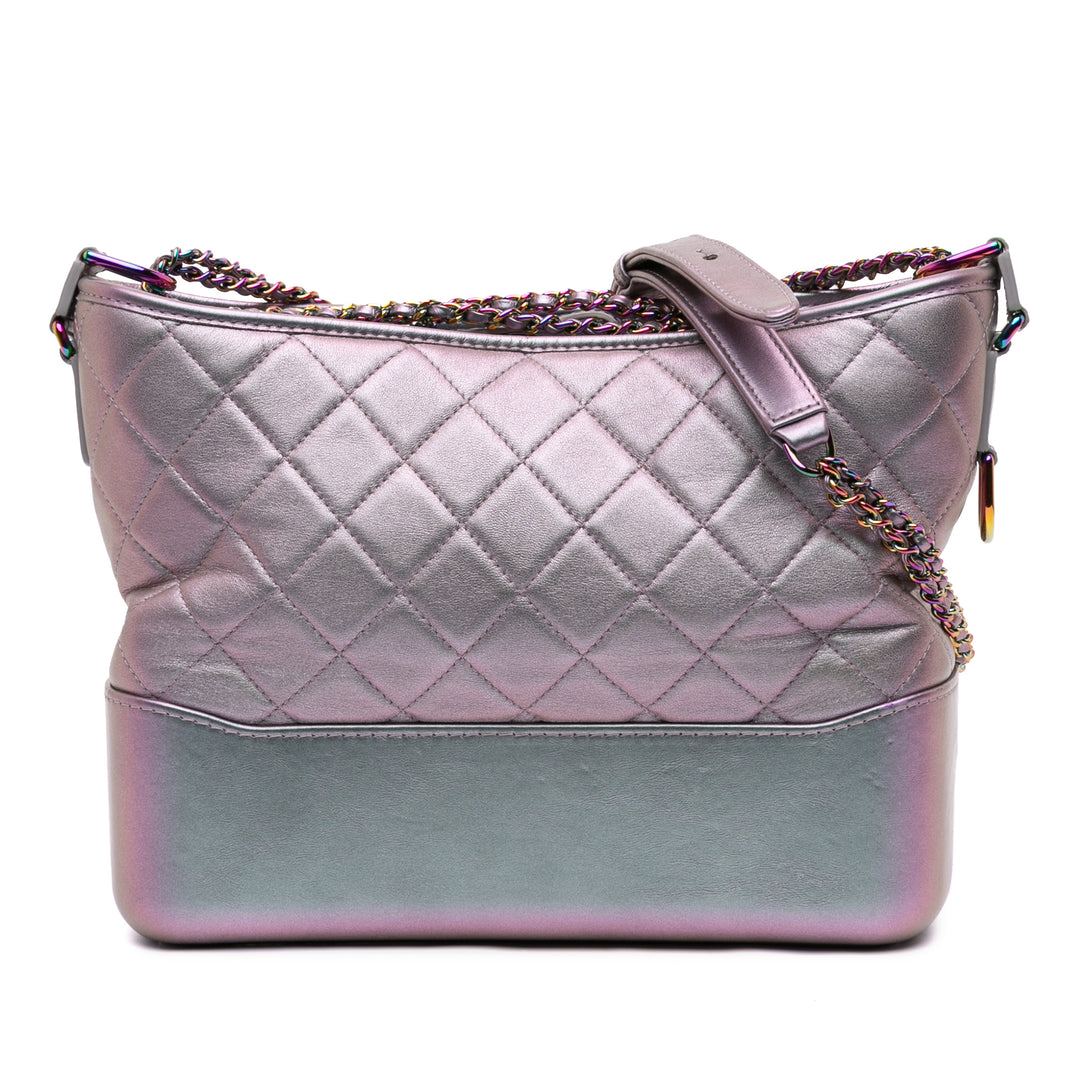 Chanel Medium Iridescent Cuir de veau Gabrielle Sac porté croisé