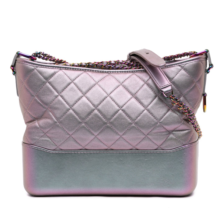 Chanel Medium Iridescent Cuir de veau Gabrielle Sac porté croisé