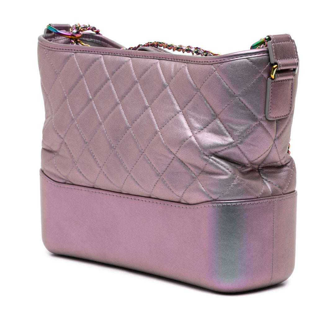 Chanel Medium Iridescent Cuir de veau Gabrielle Sac porté croisé