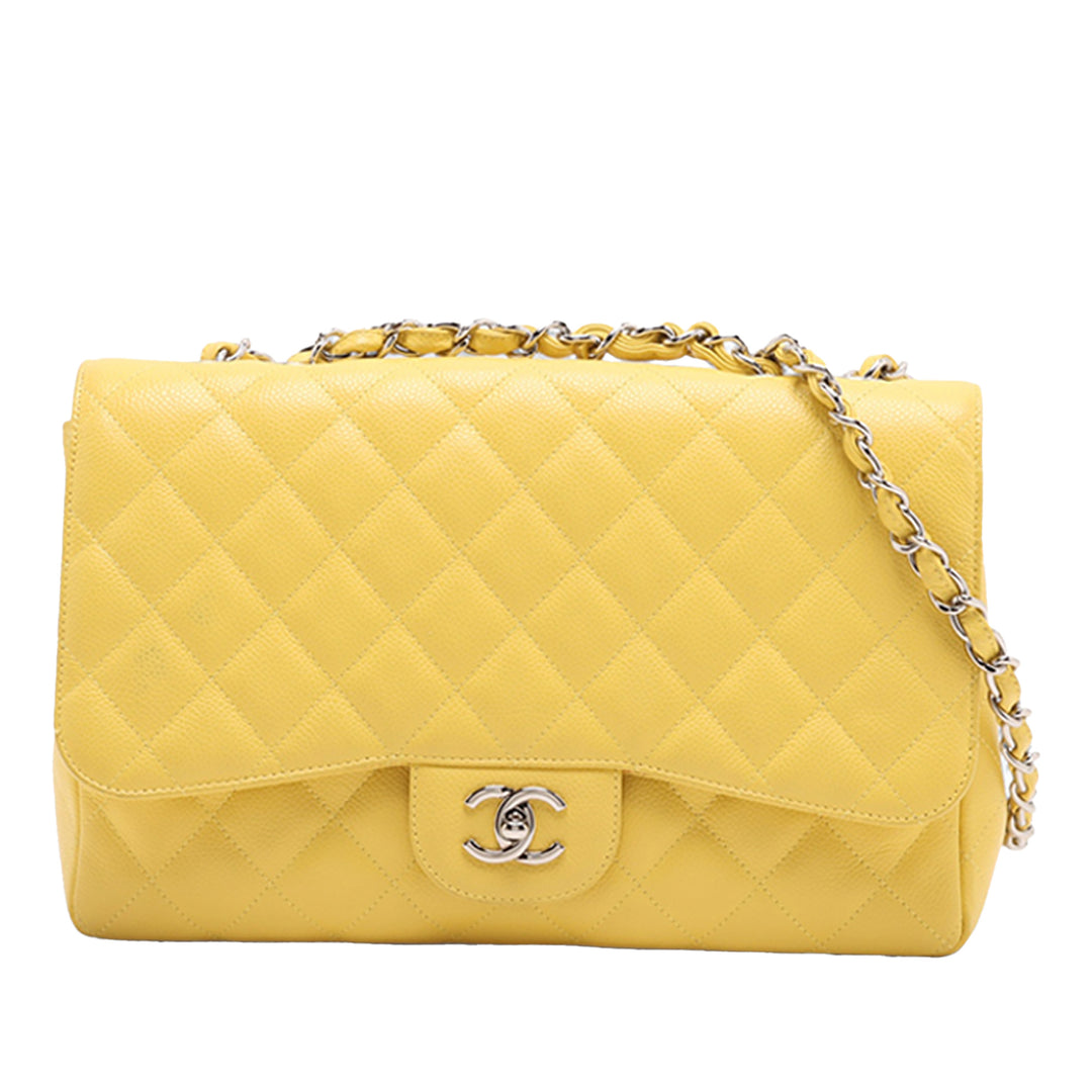 Chanel Jumbo Classic Caviar Simple rabat