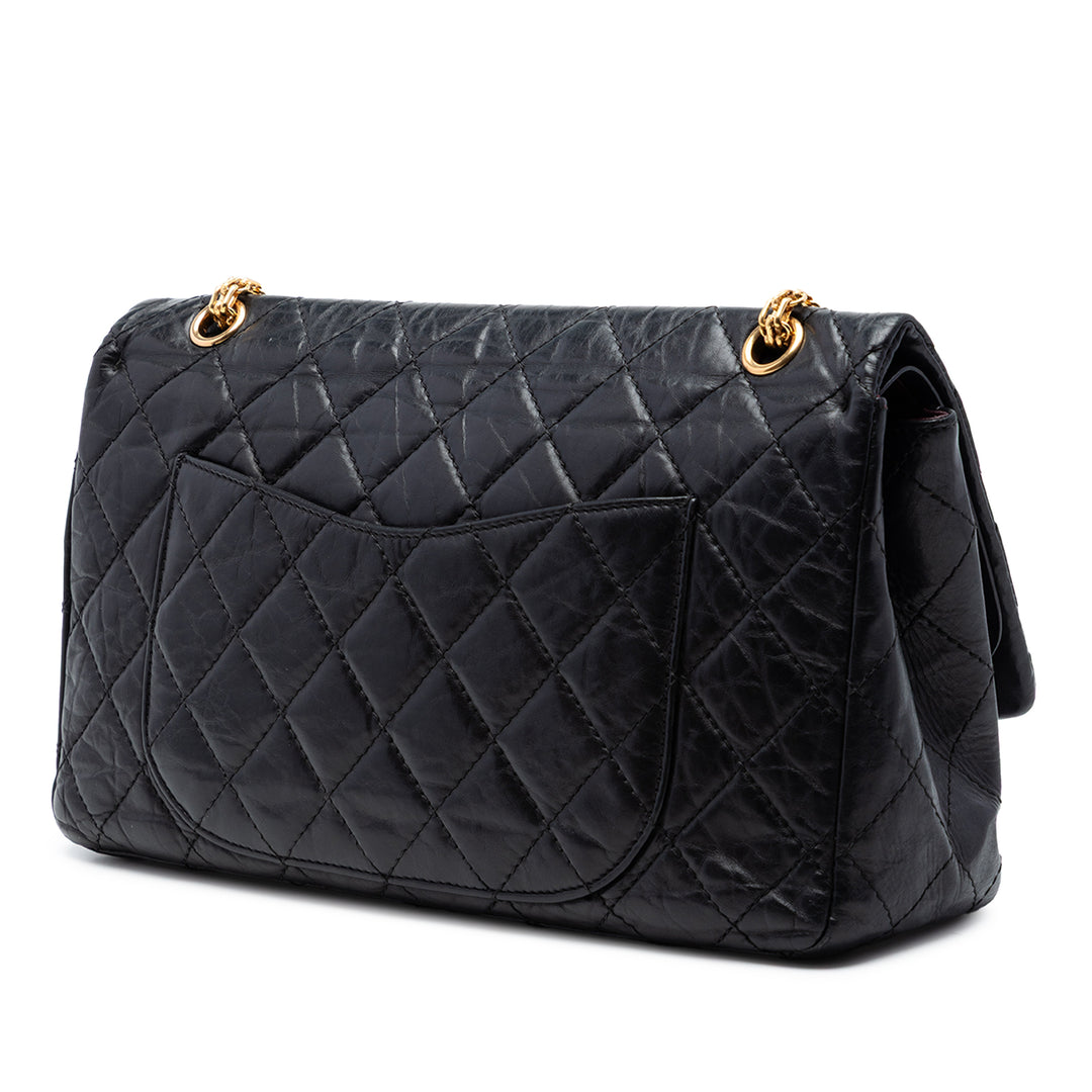 Chanel Matelassé vieilli Cuir de veau Reissue 2.55 Double rabat 227
