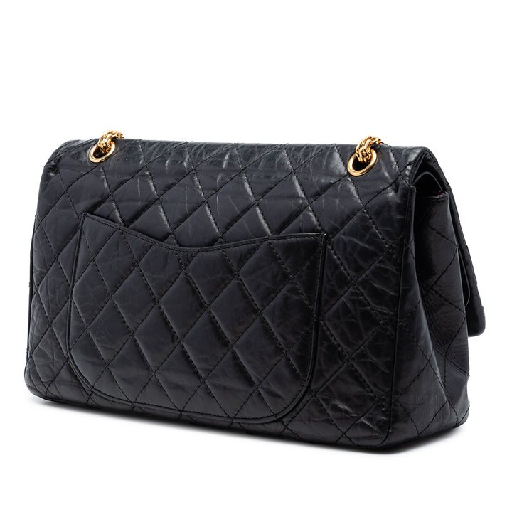 Chanel Matelassé vieilli Cuir de veau Reissue 2.55 Double rabat 227