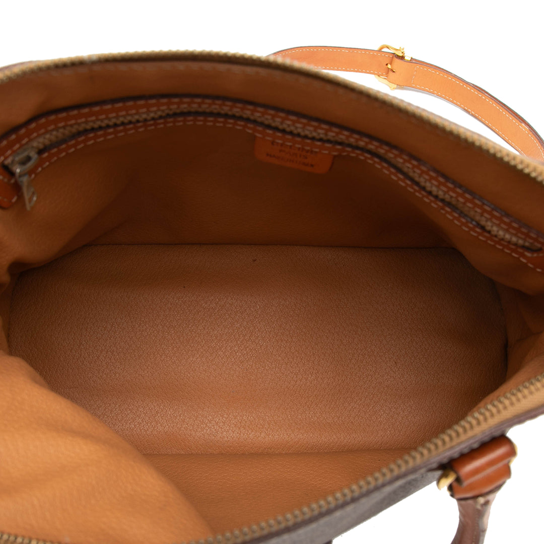 Celine Macadam Coated Toile Dome Sac