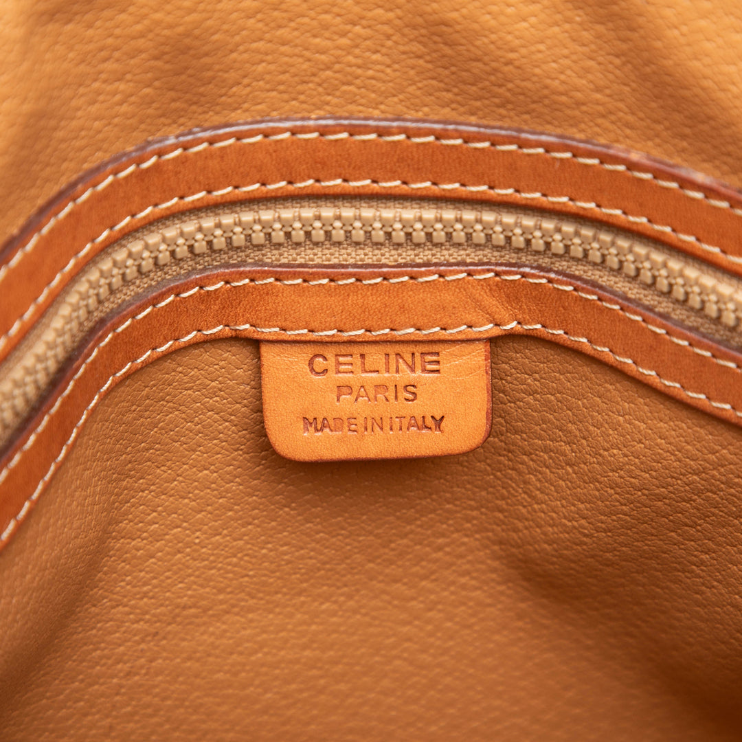 Celine Macadam Coated Toile Dome Sac