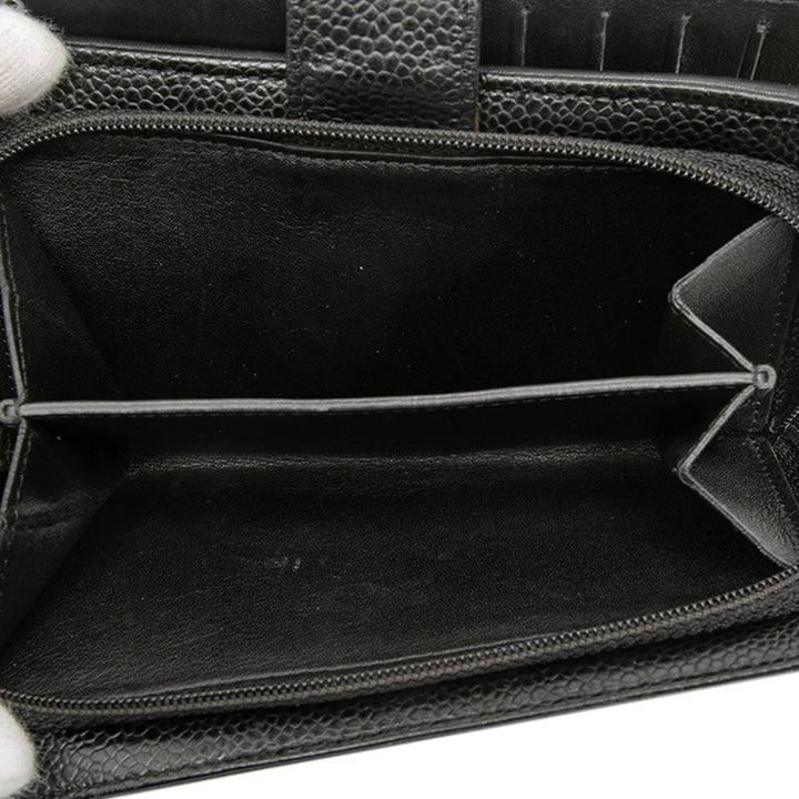Chanel CC Caviar Bifold Portefeuille