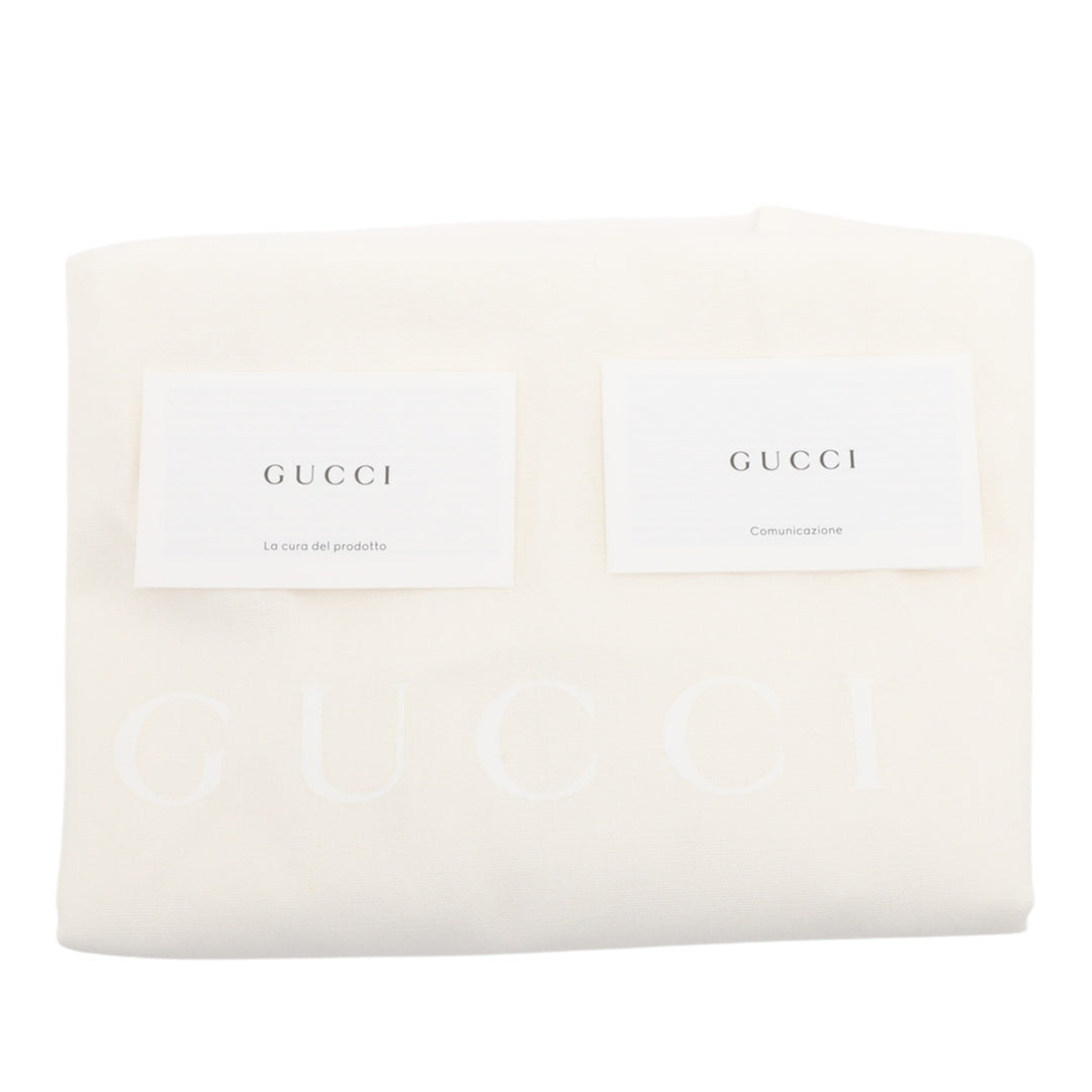 GG Pochette Jumbo Cuir de veau Noir