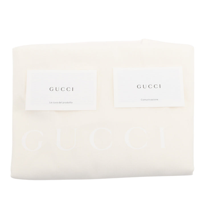 GG Pochette Jumbo Cuir de veau Noir