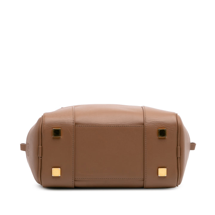 LOEWE Cuir Amazona Square 19 Marron