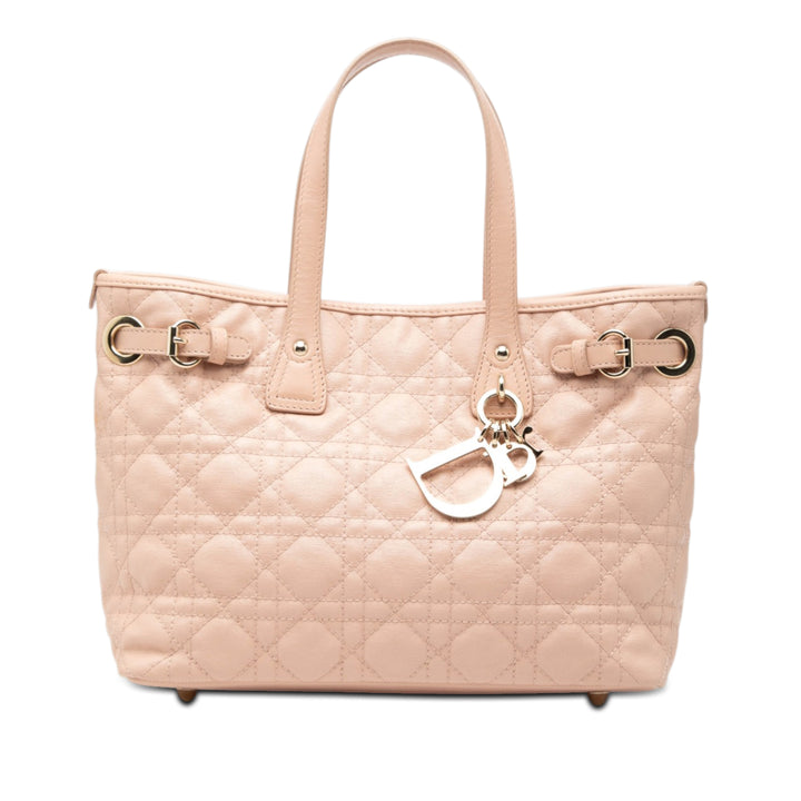 Dior Medium Coated Toile Cannage Panarea Cabas