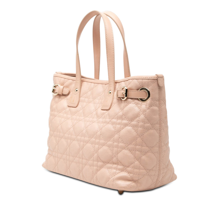 Dior Medium Coated Toile Cannage Panarea Cabas