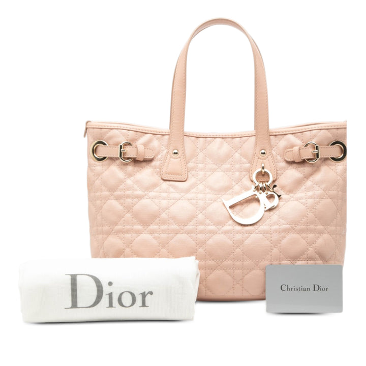 Dior Medium Coated Toile Cannage Panarea Cabas