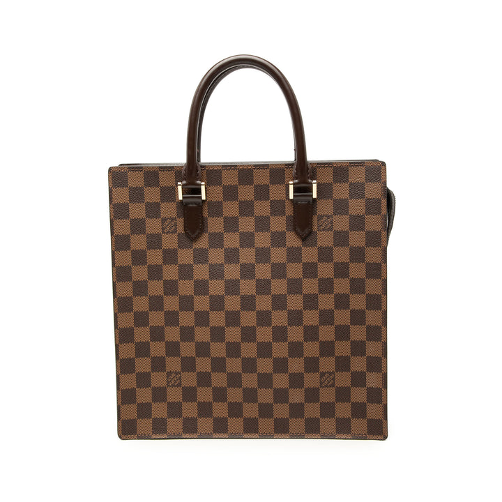 Venice Sac Plat Damier Ébène Marron