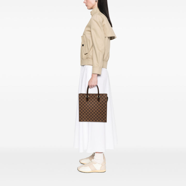 Venice Sac Plat Damier Ébène Marron
