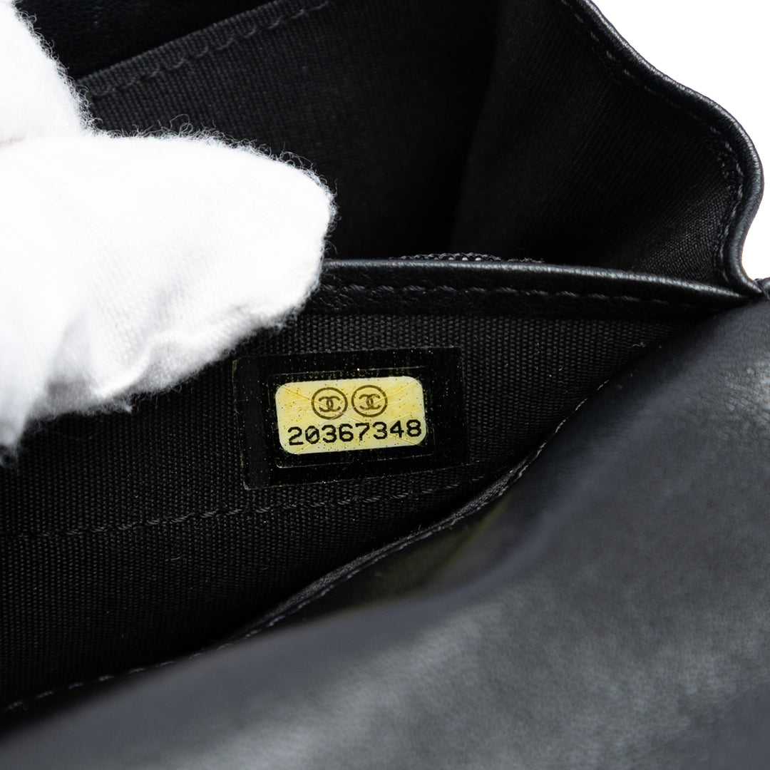 Chanel Matelassé Cuir d’agneau Boy Wallet on Chain