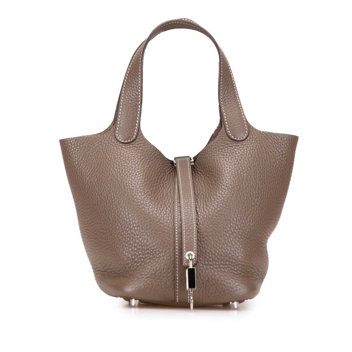 Hermès Clemence Picotin Lock 18 Marron – GABY PARIS Authentique