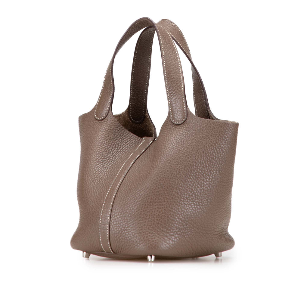 Hermès Clemence Picotin Lock 18 Marron – GABY PARIS Authentique