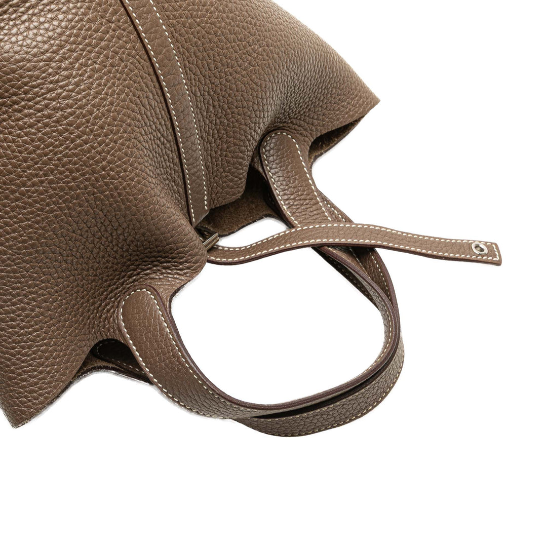 Hermès Clemence Picotin Lock 18 Marron – GABY PARIS Authentique